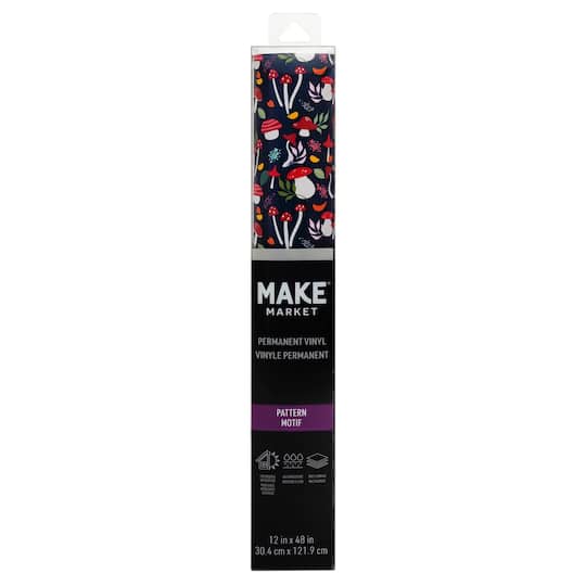 Mushroom Pattern Permanent Vinyl by Make Market®